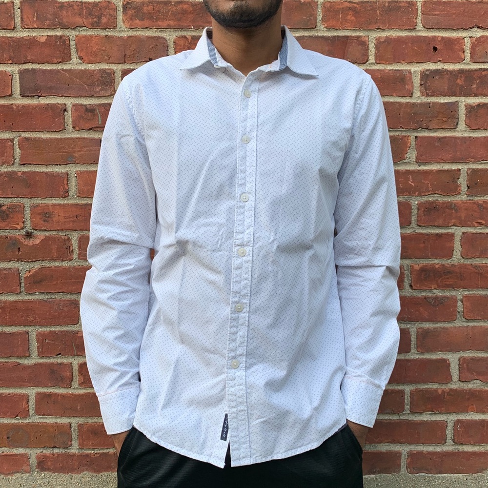 Denim & Flower Ricky Singh White Button Down Shirt